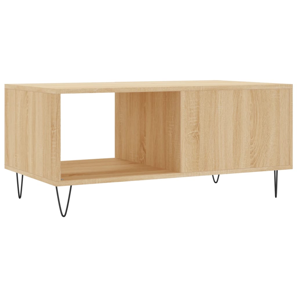 Table basse chêne sonoma 90x50x40 cm bois d’ingénierie - Tables basses