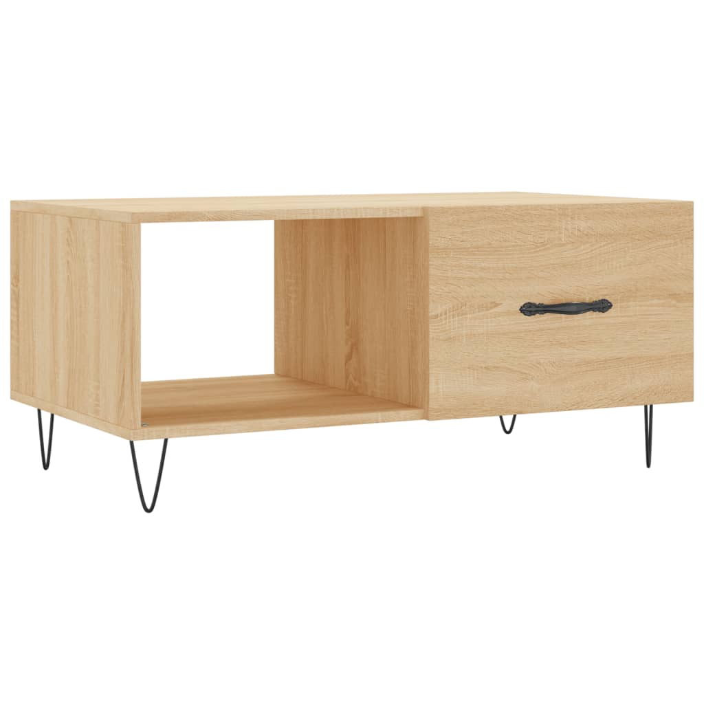 Table basse chêne sonoma 90x50x40 cm bois d’ingénierie - Tables basses
