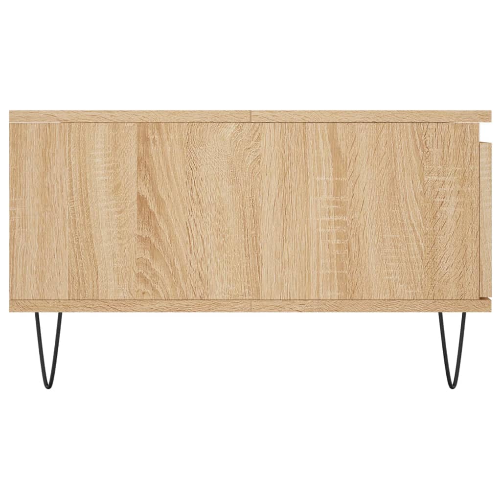 Table basse chêne sonoma 90x60x35 cm bois d’ingénierie - Tables basses