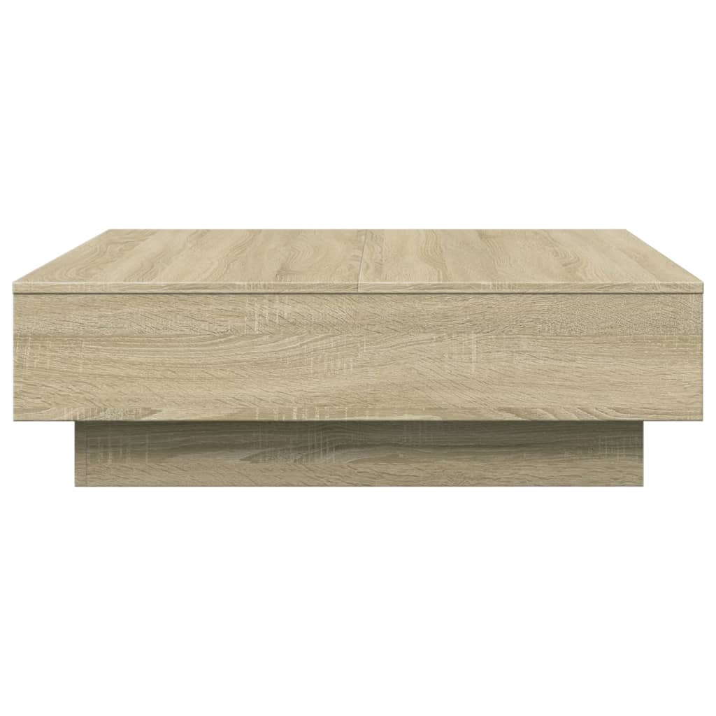 Table basse Chêne sonoma 90x90x28 cm Aggloméré - Tables basses