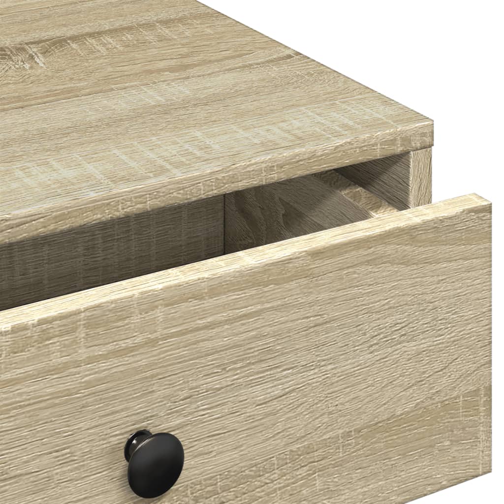 Table basse Chêne sonoma 90x90x28 cm Aggloméré - Tables basses