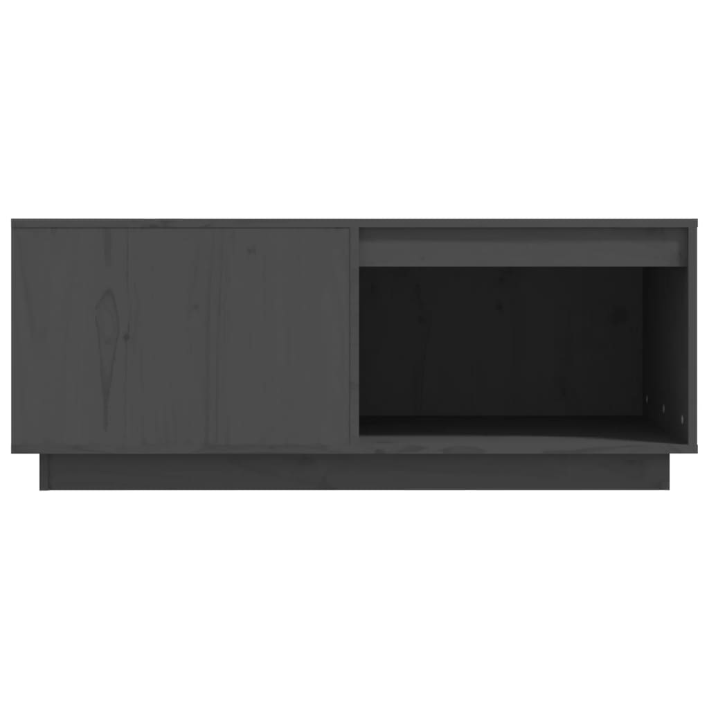 Table basse Gris 100x101x40,5 cm Bois massif de pin - Tables basses