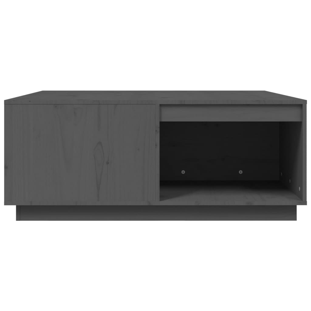 Table basse Gris 100x101x40,5 cm Bois massif de pin - Tables basses