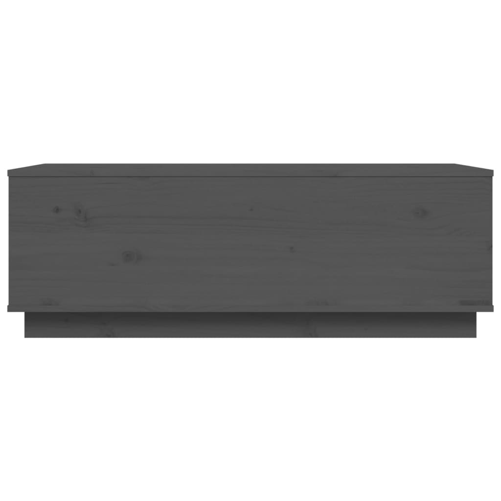 Table basse Gris 100x50x35 cm Bois massif de pin - Tables basses