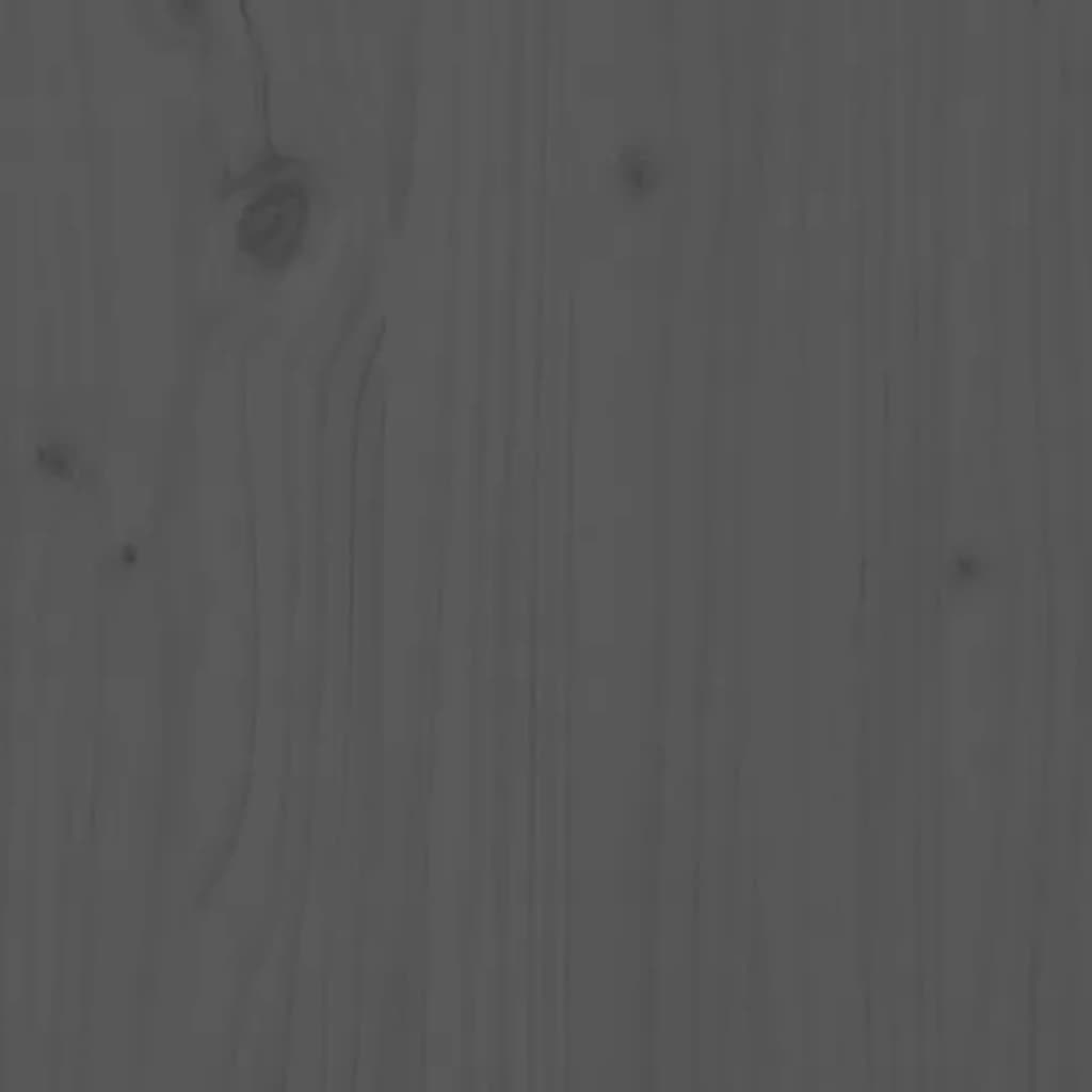 Table basse Gris 100x50x35 cm Bois massif de pin - Tables basses