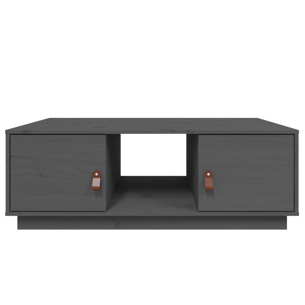 Table basse Gris 100x50x35 cm Bois massif de pin - Tables basses