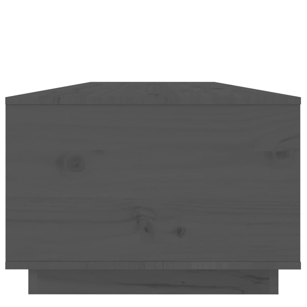 Table basse Gris 100x50x35 cm Bois massif de pin - Tables basses
