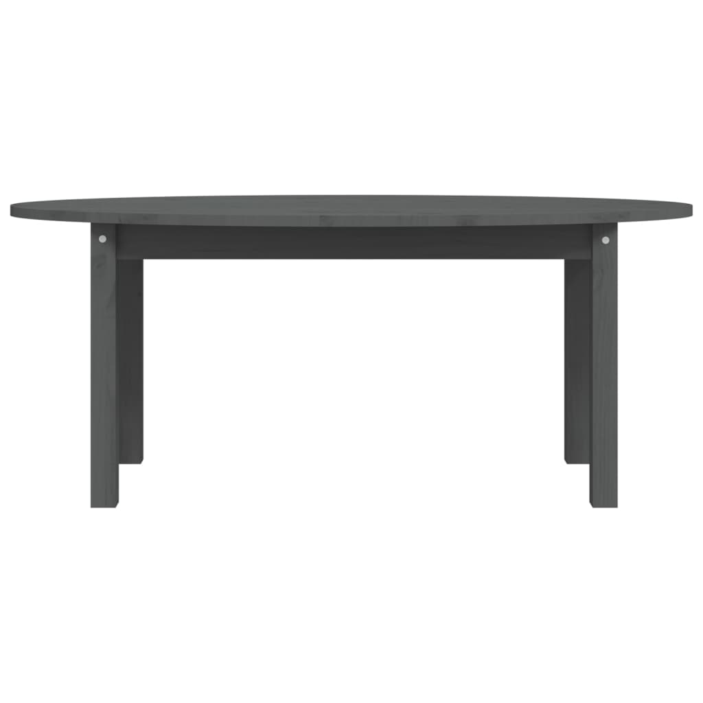 Table basse Gris 110x55x45 cm Bois massif de pin - Tables basses