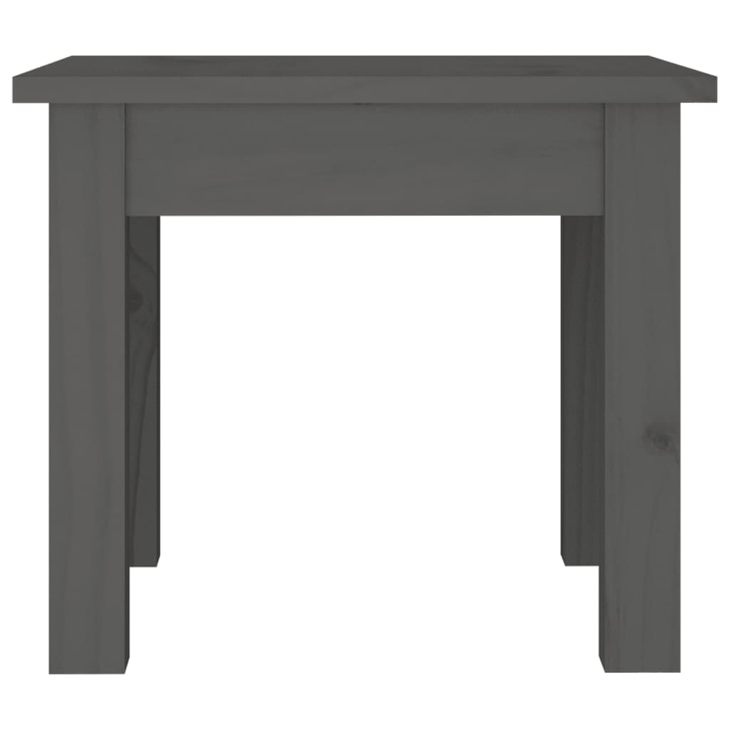 Table basse Gris 35x35x30 cm Bois massif de pin - Tables basses
