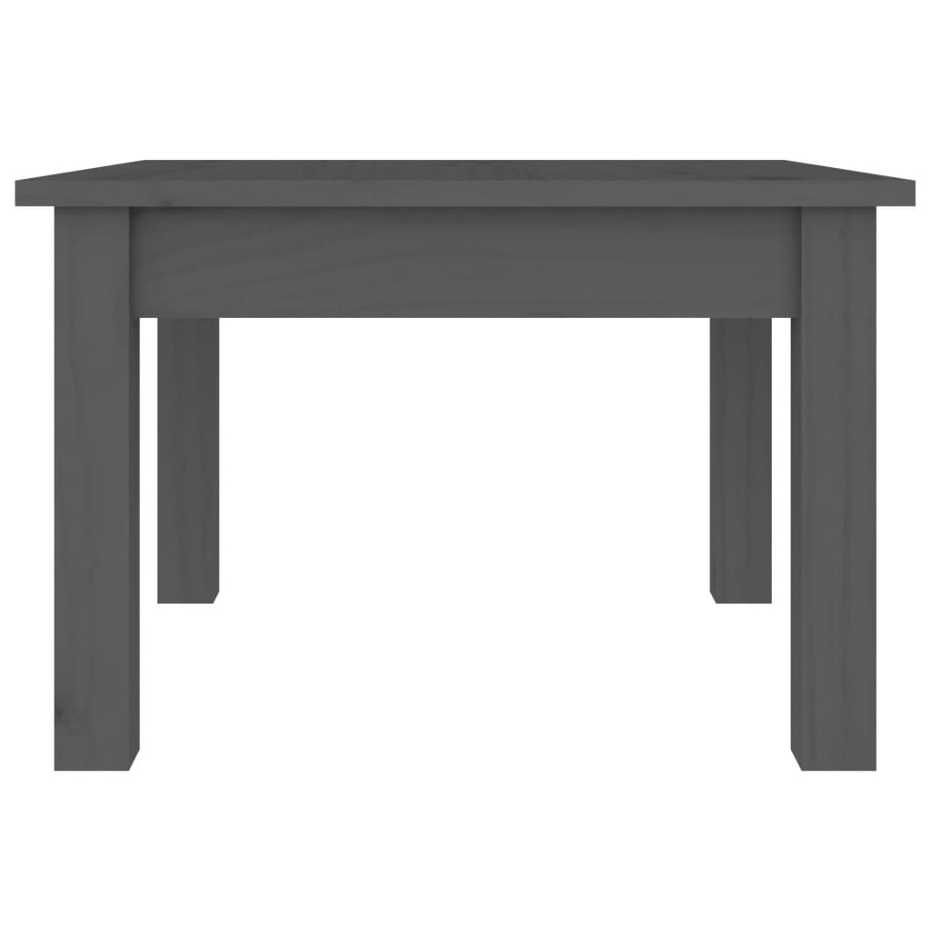 Table basse Gris 45x45x30 cm Bois massif de pin - Tables basses
