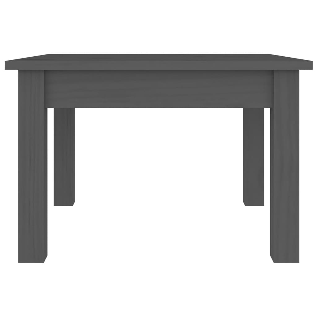 Table basse Gris 45x45x30 cm Bois massif de pin - Tables basses