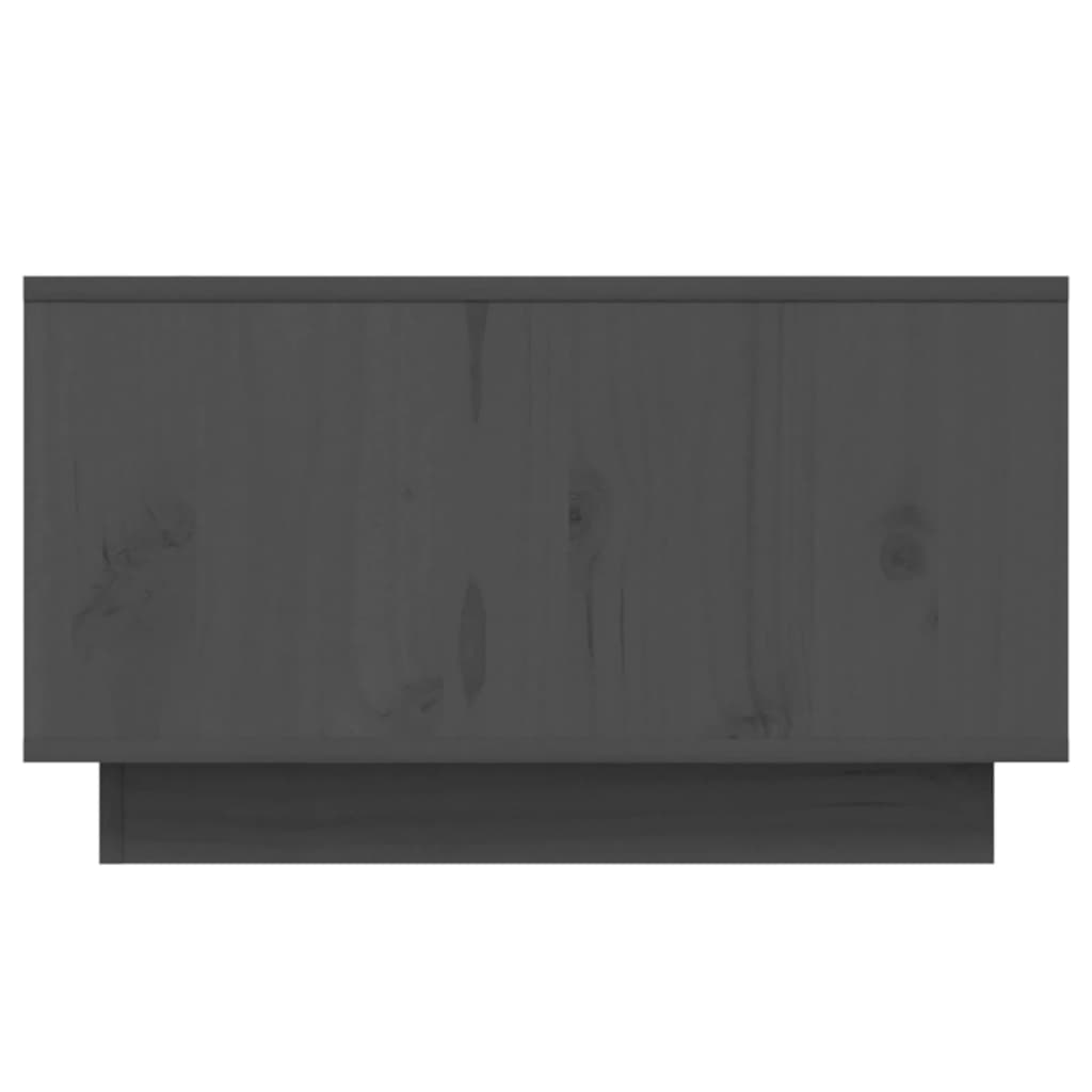 Table basse Gris 55x56x32 cm Bois massif de pin - Tables basses