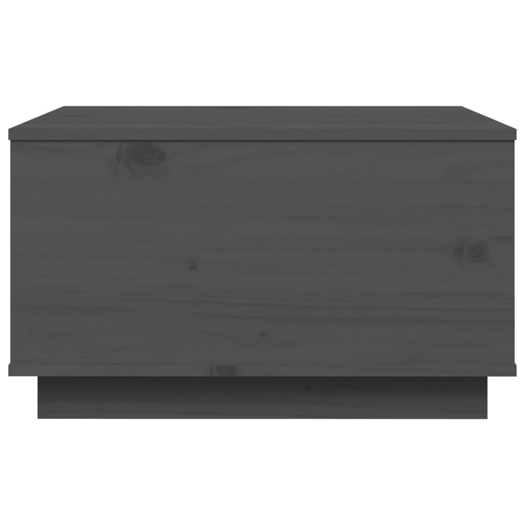 Table basse Gris 60x50x35 cm Bois massif de pin - Tables basses