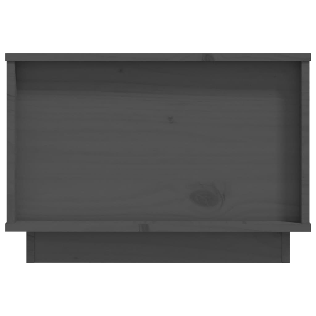 Table basse Gris 60x50x35 cm Bois massif de pin - Tables basses