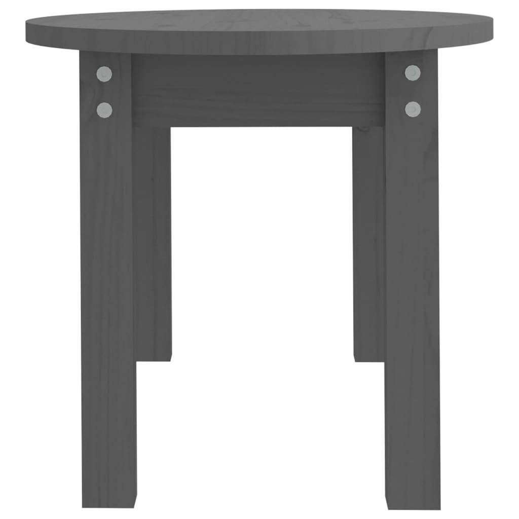 Table basse Gris 80x40x35 cm Bois massif de pin - Tables basses