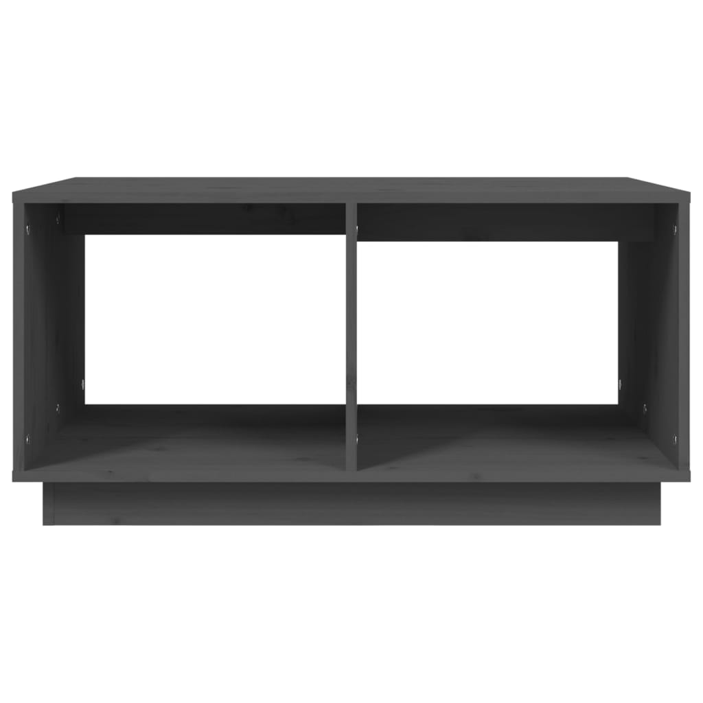 Table basse Gris 80x50x40 cm Bois massif de pin - Tables basses