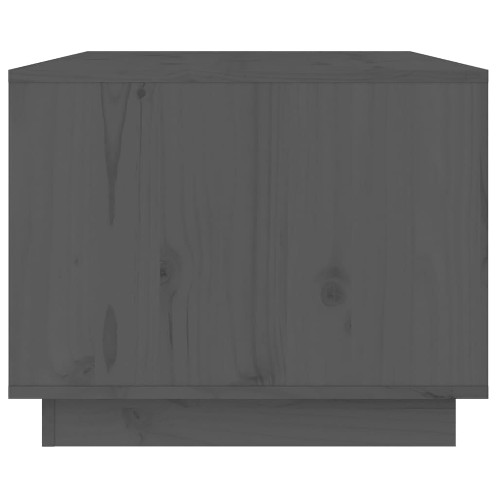 Table basse Gris 80x50x40 cm Bois massif de pin - Tables basses
