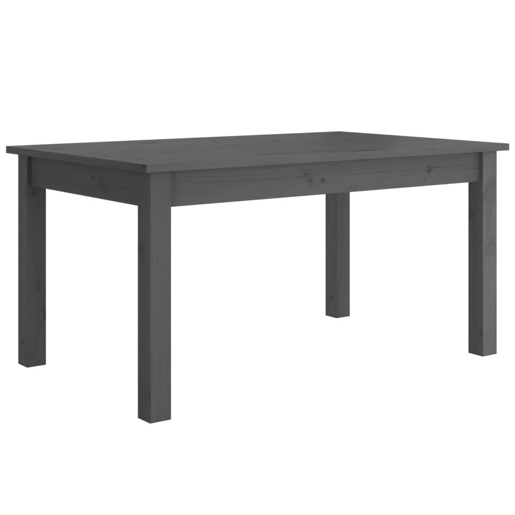 Table basse Gris 80x50x40 cm Bois massif de pin - Tables basses