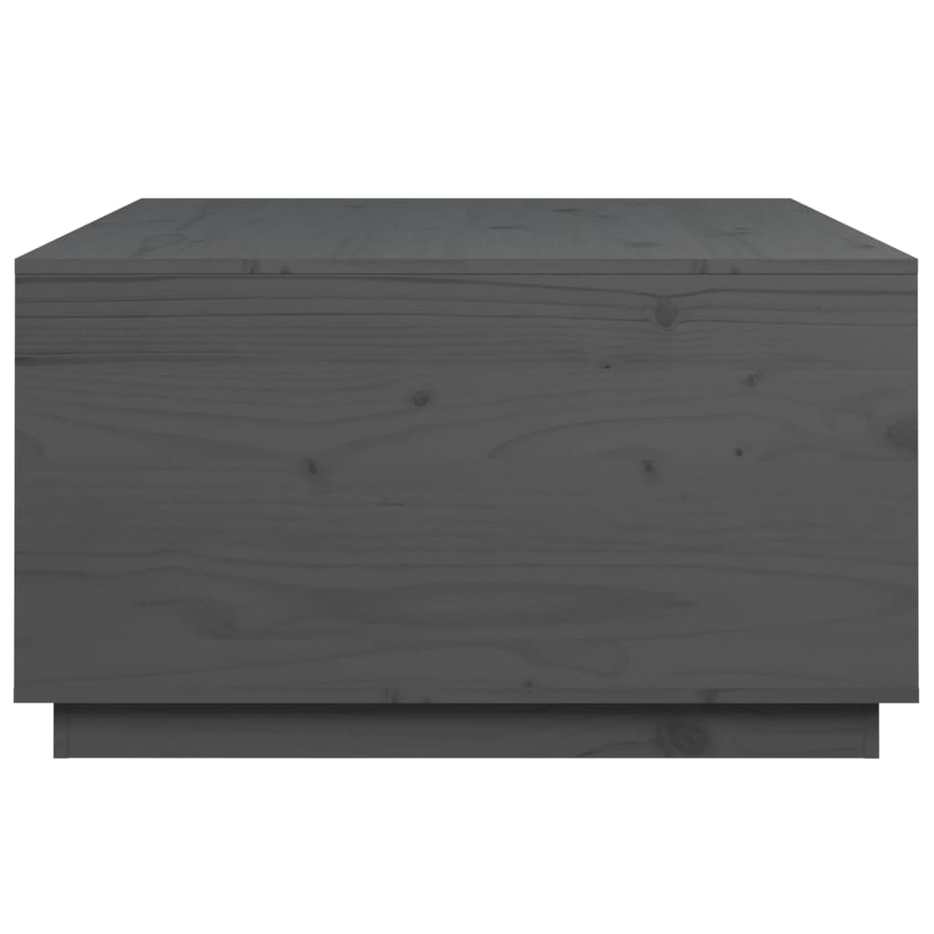 Table basse Gris 80x80x45 cm Bois massif de pin - Tables basses