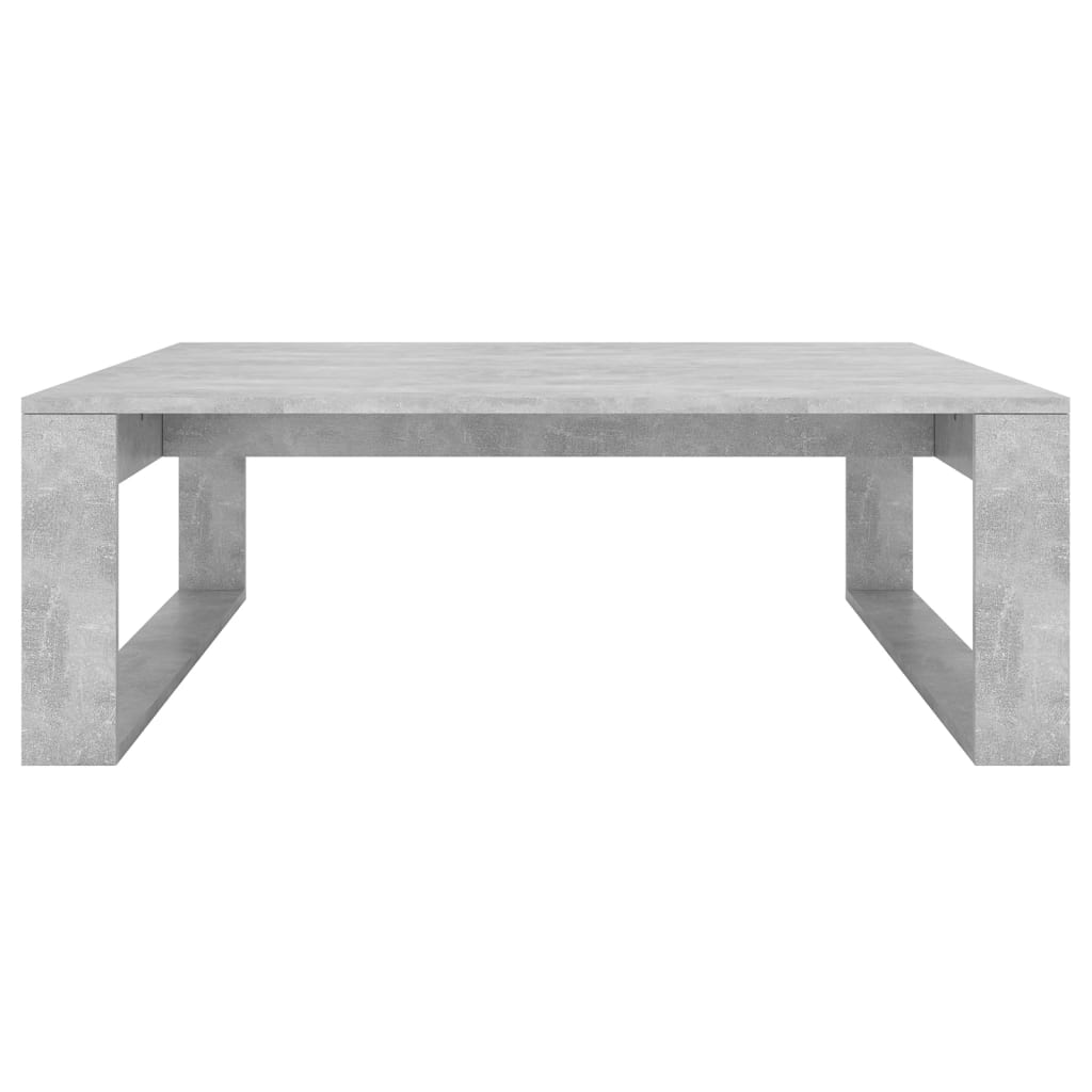 Table basse Gris béton 100x100x35 cm Bois d’ingénierie - Tables basses