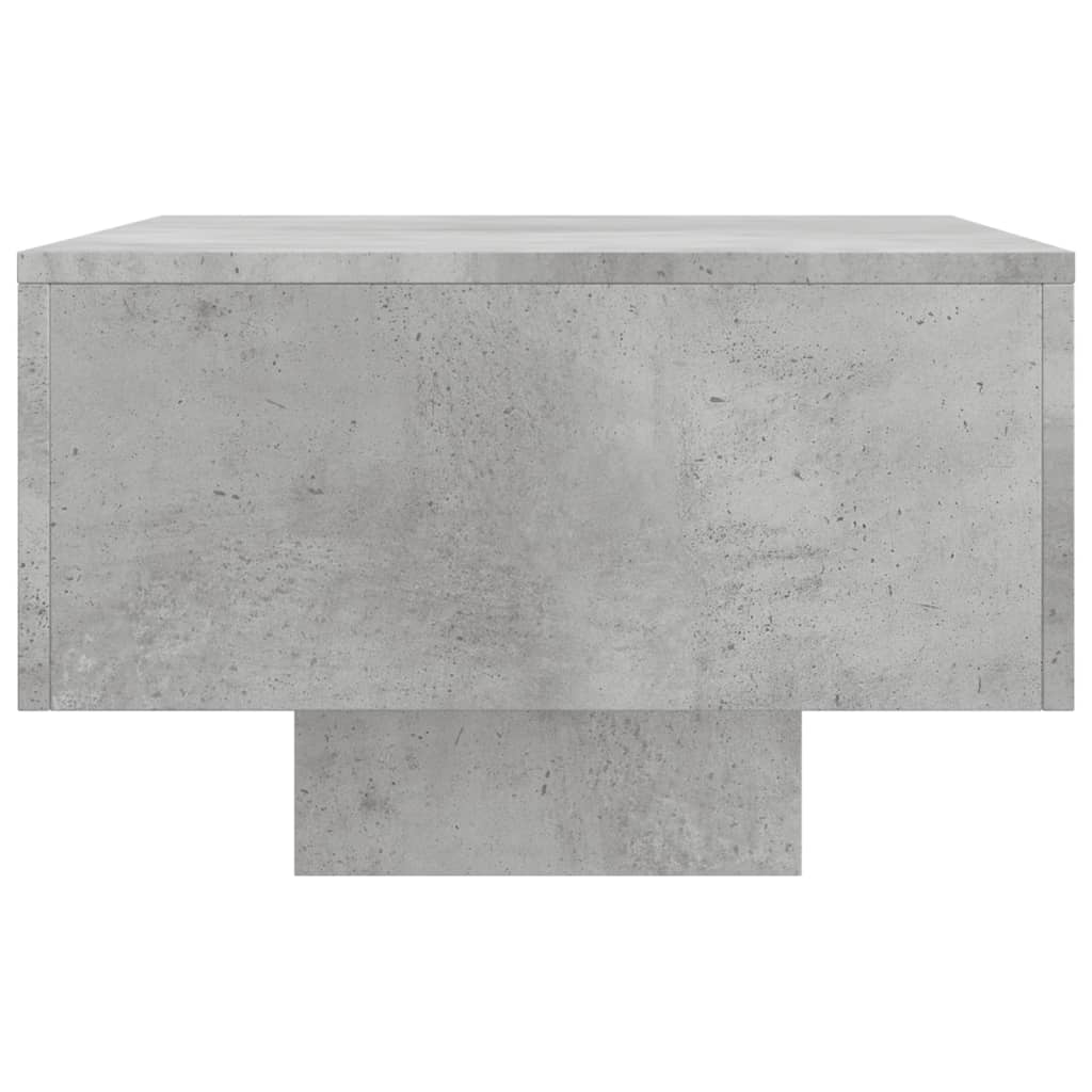 Table basse gris béton 100x49,5x31 cm bois d’ingénierie - Tables basses