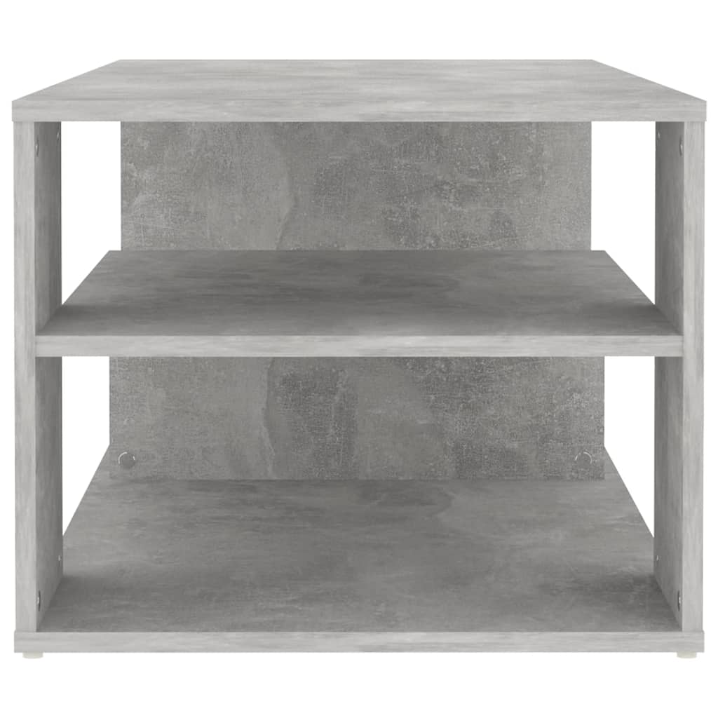 Table basse gris béton 100x50x40 cm bois d’ingénierie - Tables basses