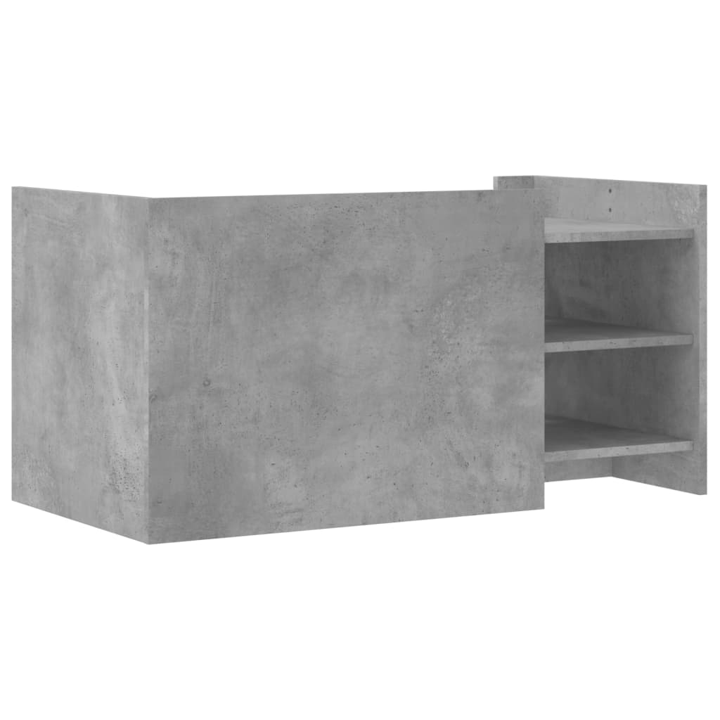 Table basse gris béton 100x50x50 cm bois d’ingénierie - Tables basses