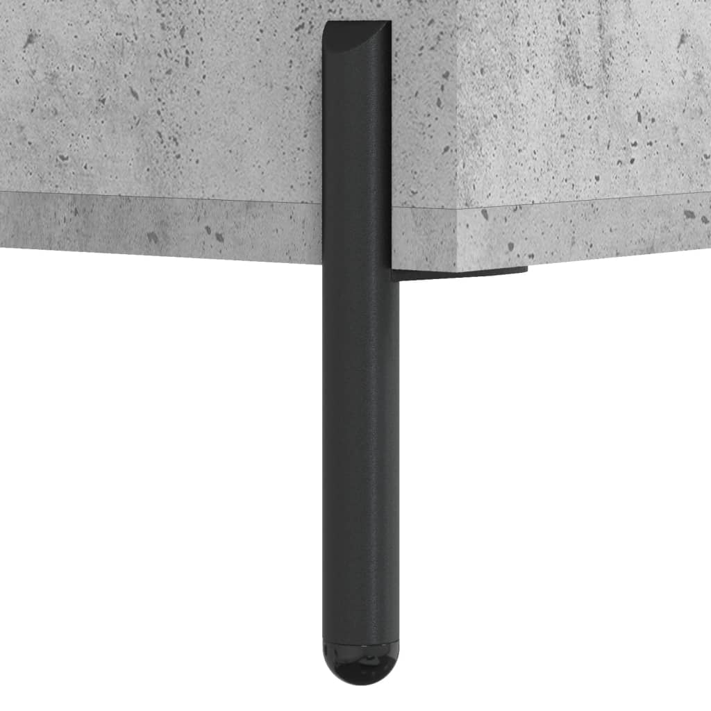 Table basse gris béton 102x50x40 cm bois d’ingénierie - Tables basses