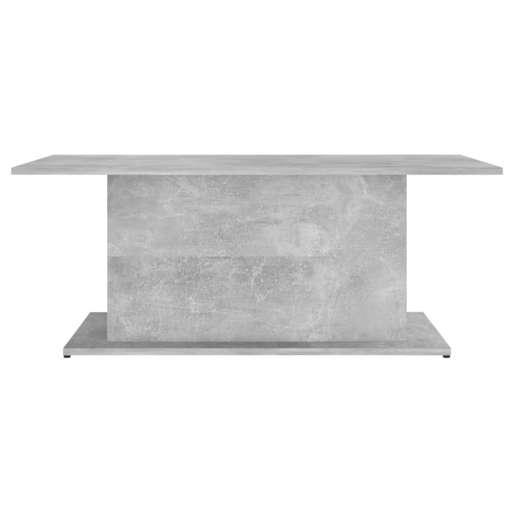 Table basse gris béton 102x55,5x40 cm bois d’ingénierie - Tables basses