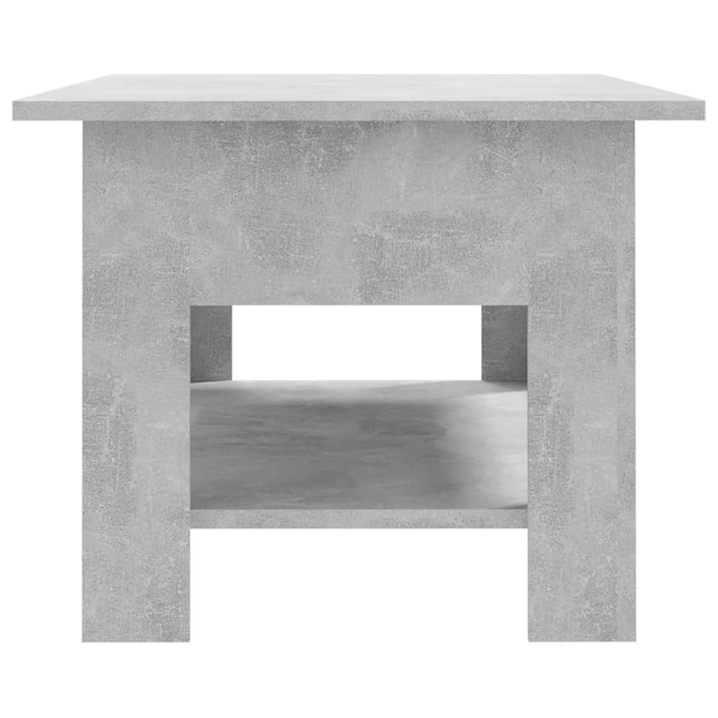 Table basse gris béton 102x55x42 cm bois d’ingénierie - Tables basses