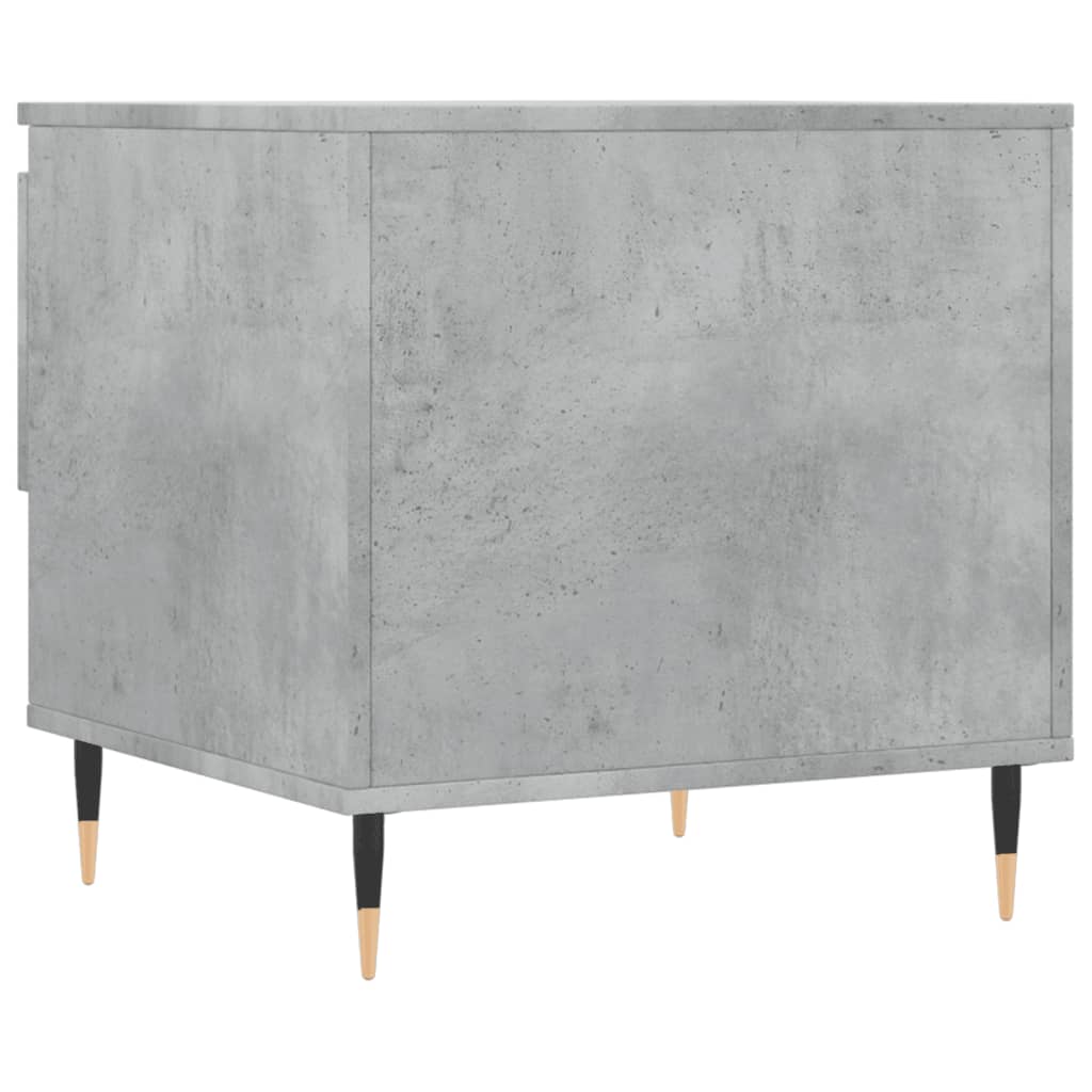 Table basse gris béton 50x46x50 cm bois d’ingénierie - Tables basses