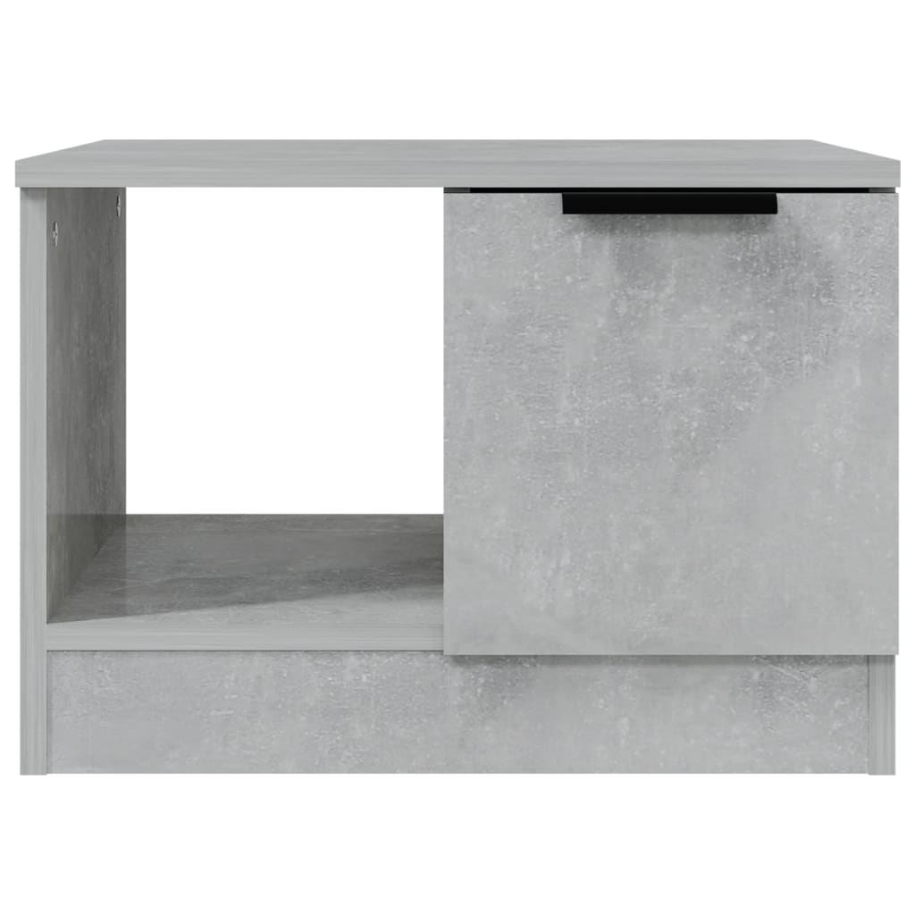 Table basse gris béton 50x50x36 cm bois d’ingénierie - Tables basses