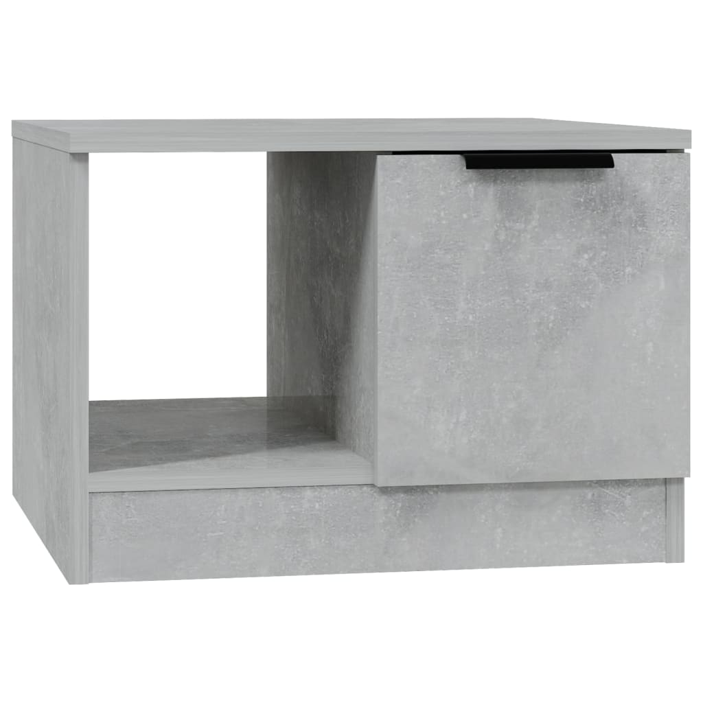 Table basse gris béton 50x50x36 cm bois d’ingénierie - Tables basses
