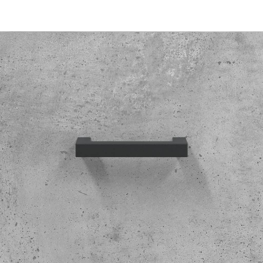 Table basse gris béton 50x50x40 cm bois d’ingénierie - Tables basses