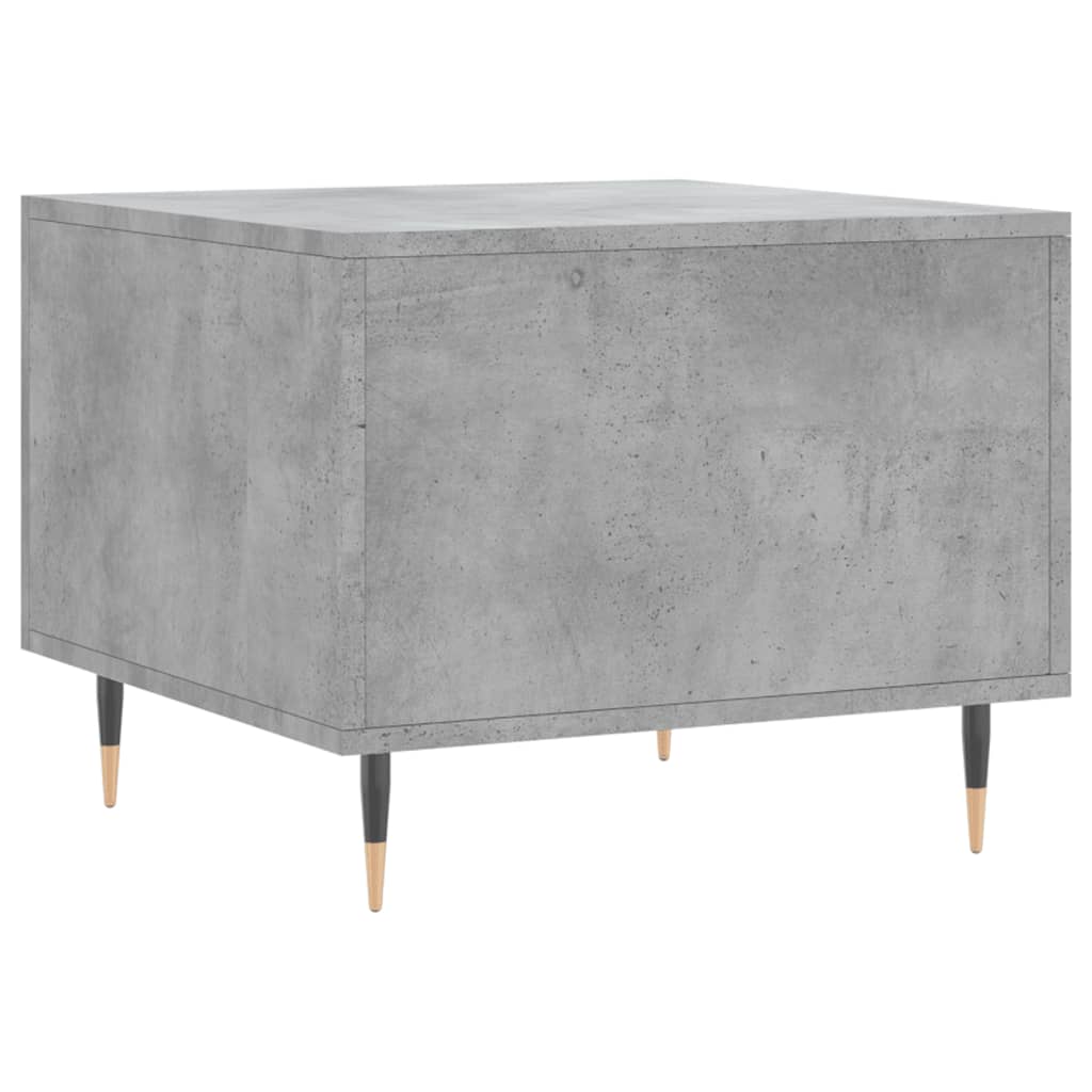 Table basse gris béton 50x50x40 cm bois d’ingénierie - Tables basses