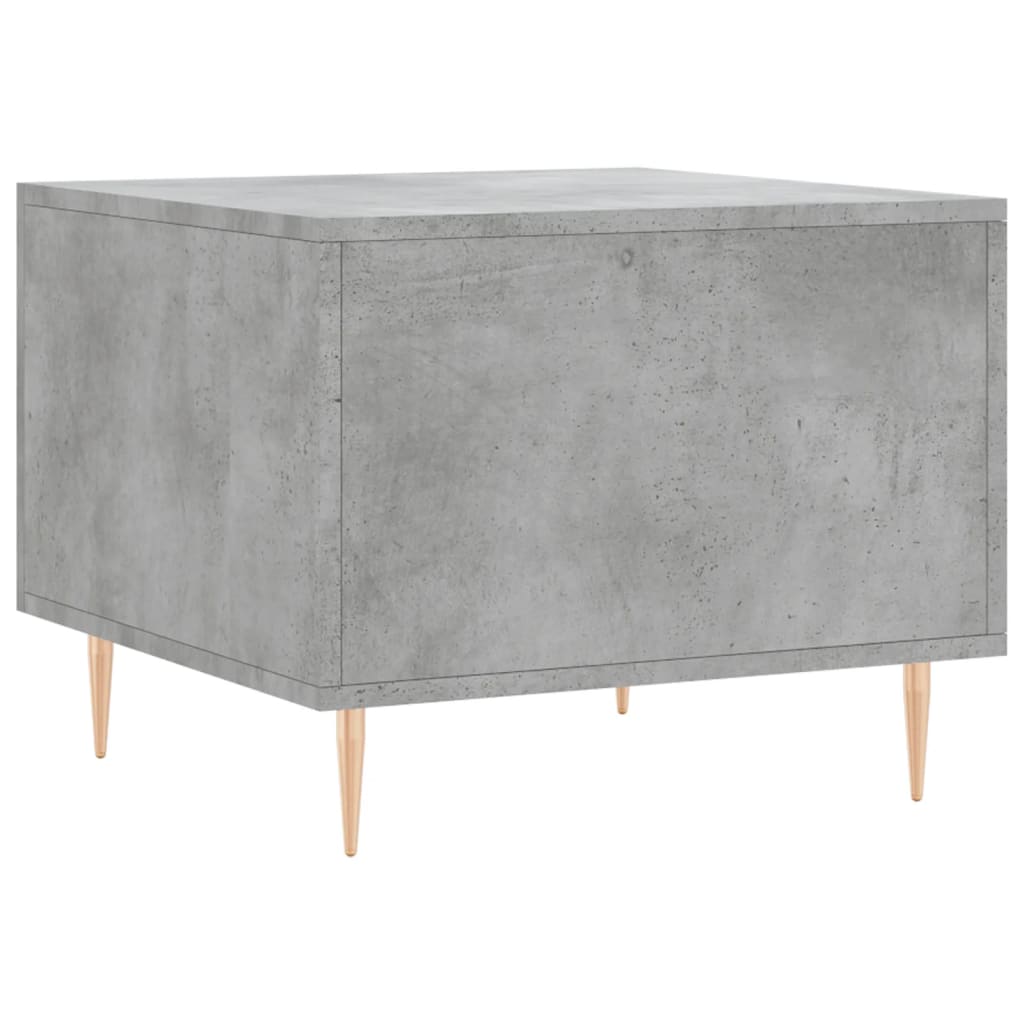 Table basse gris béton 50x50x40 cm bois d’ingénierie - Tables basses