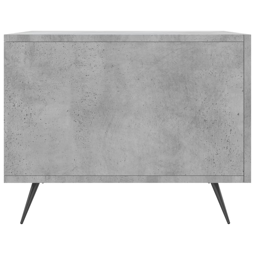 Table basse gris béton 50x50x40 cm bois d’ingénierie - Tables basses