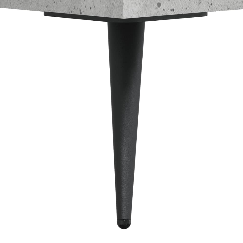 Table basse gris béton 50x50x40 cm bois d’ingénierie - Tables basses