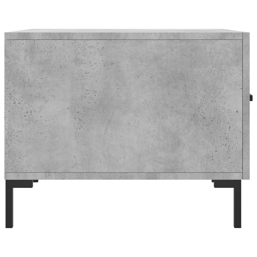 Table basse gris béton 50x50x40 cm bois d’ingénierie - Tables basses
