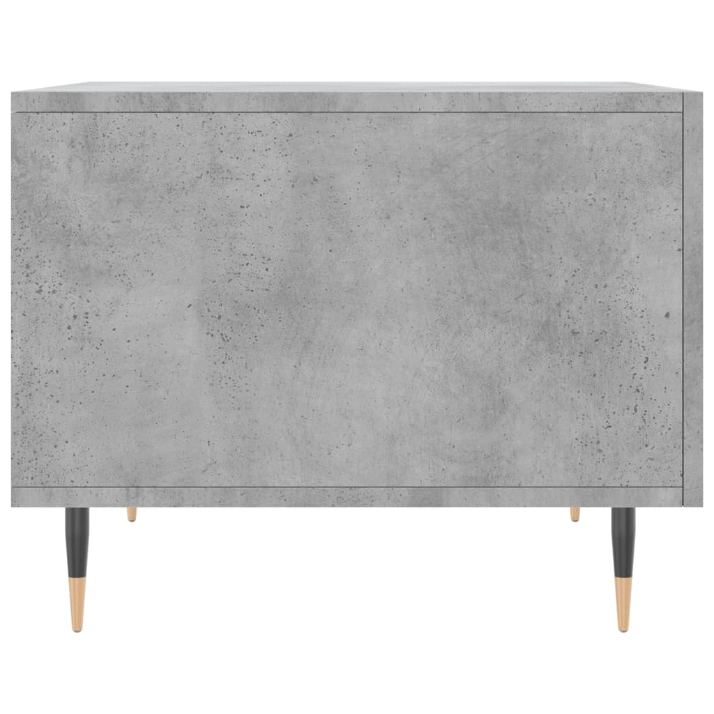 Table basse gris béton 50x50x40 cm bois d’ingénierie - Tables basses