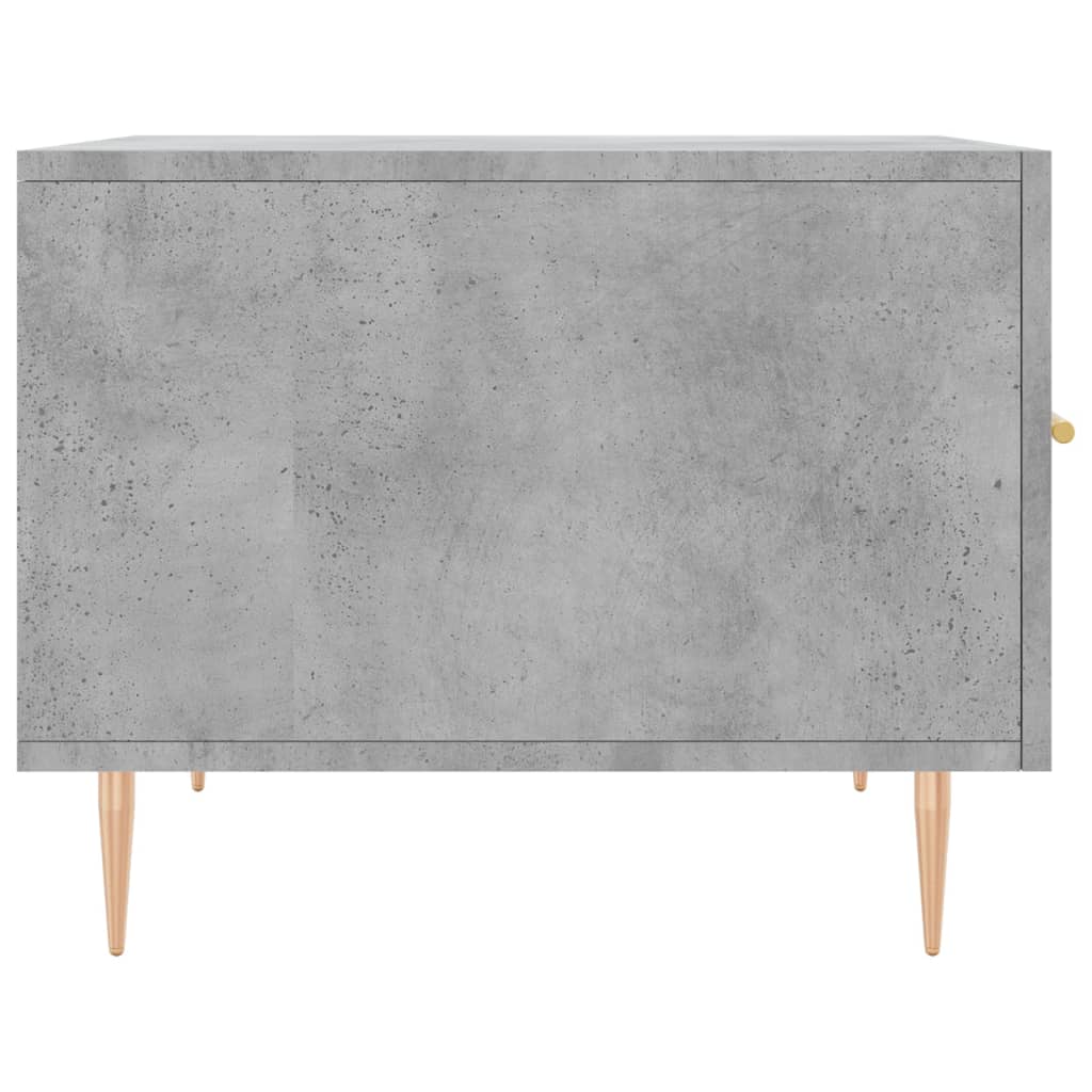 Table basse gris béton 50x50x40 cm bois d’ingénierie - Tables basses