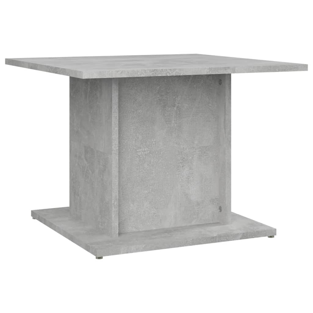 Table basse gris béton 55,5x55,5x40 cm bois d’ingénierie - Tables basses
