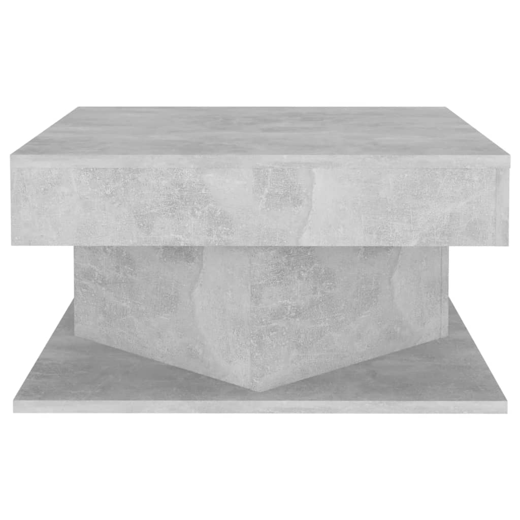 Table basse Gris béton 57x57x30 cm Bois d’ingénierie - Tables basses