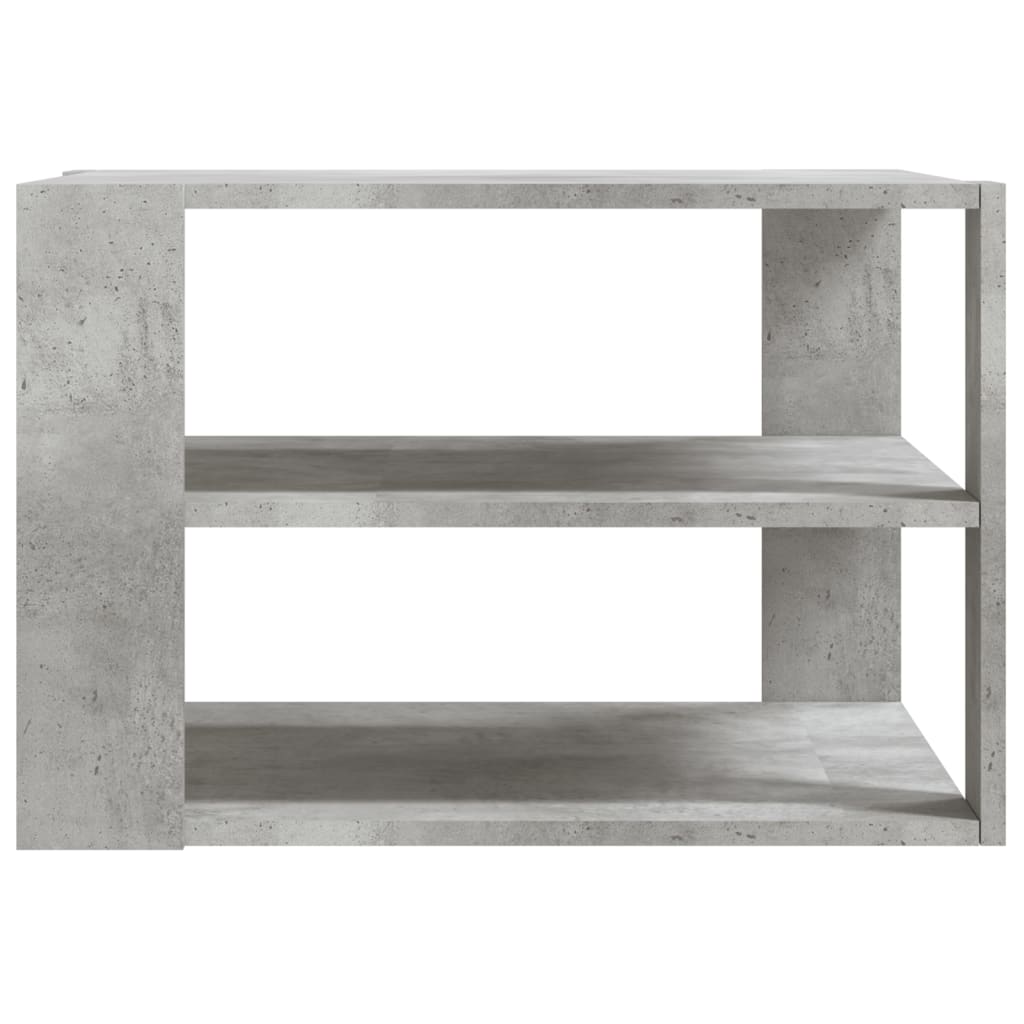 Table basse gris béton 59,5x59,5x40 cm bois d’ingénierie - Tables basses
