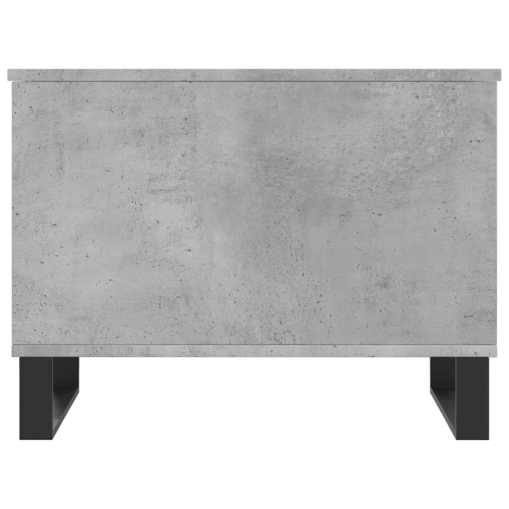 Table basse Gris béton 60x44,5x45 cm Bois d’ingénierie - Tables basses