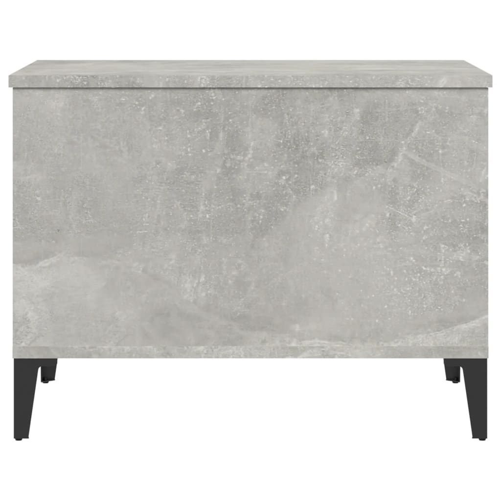 Table basse Gris béton 60x44,5x45 cm Bois d’ingénierie - Tables basses