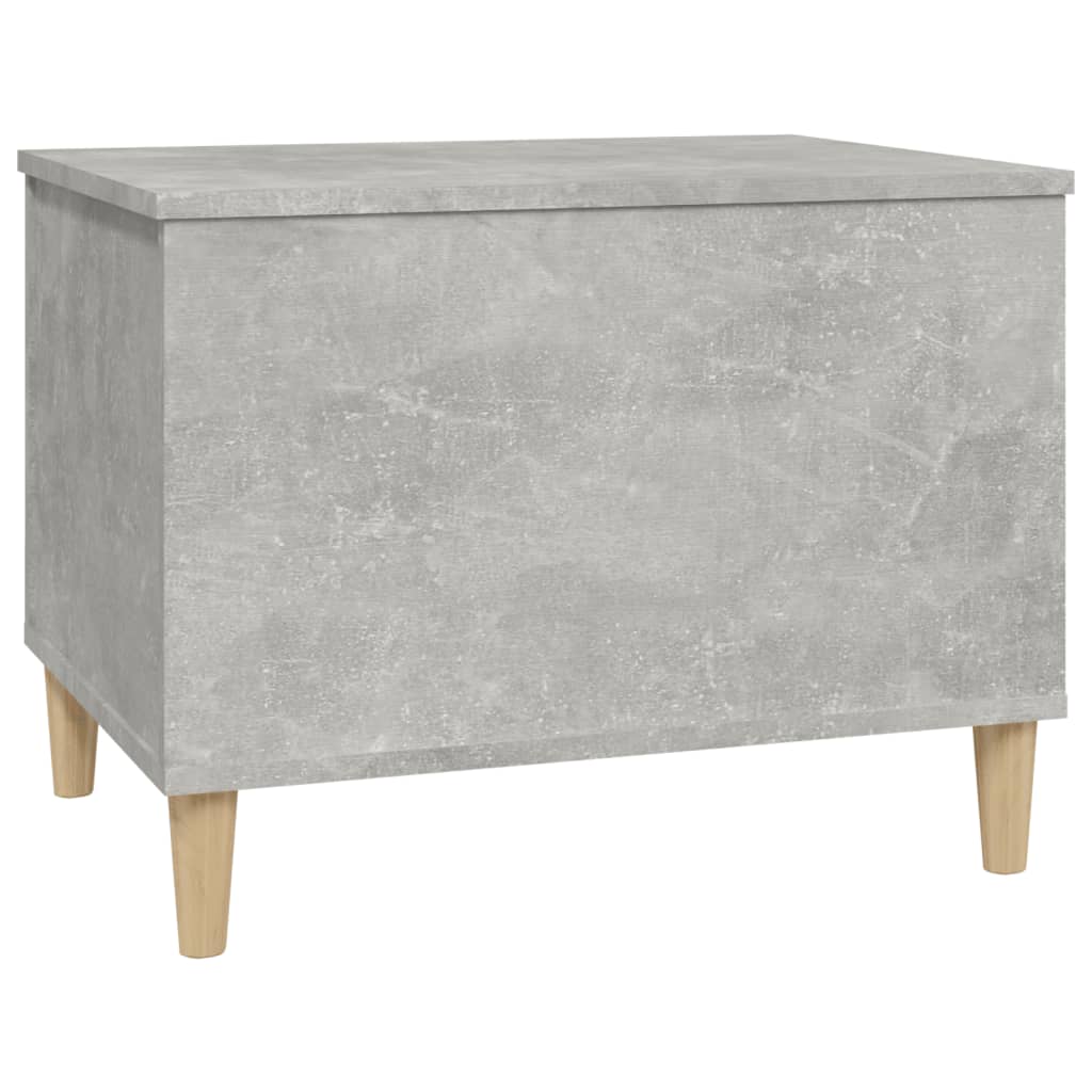 Table basse Gris béton 60x44,5x45 cm Bois d’ingénierie - Tables basses