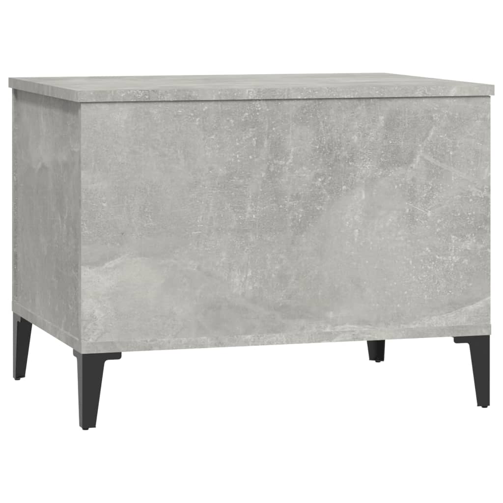 Table basse Gris béton 60x44,5x45 cm Bois d’ingénierie - Tables basses