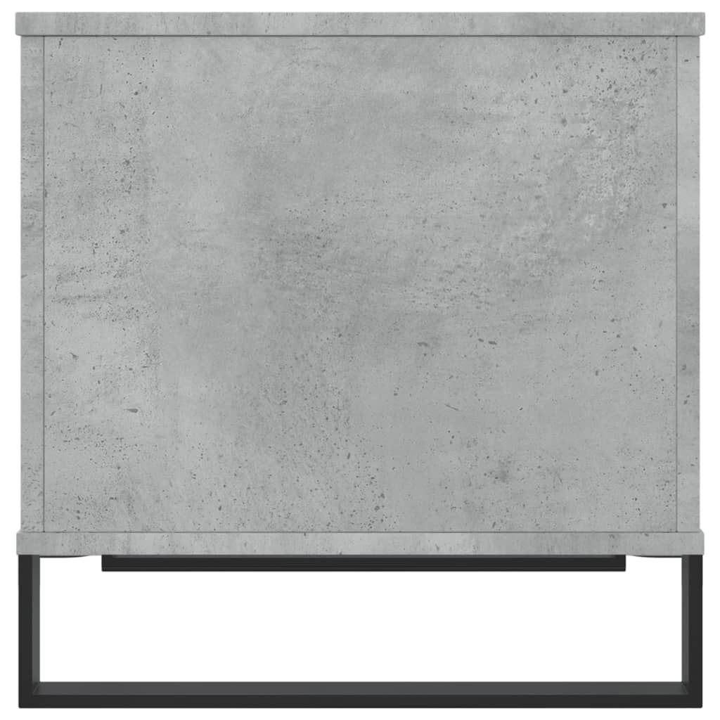 Table basse Gris béton 60x44,5x45 cm Bois d’ingénierie - Tables basses