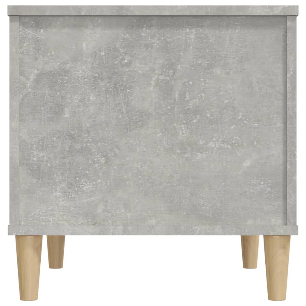 Table basse Gris béton 60x44,5x45 cm Bois d’ingénierie - Tables basses
